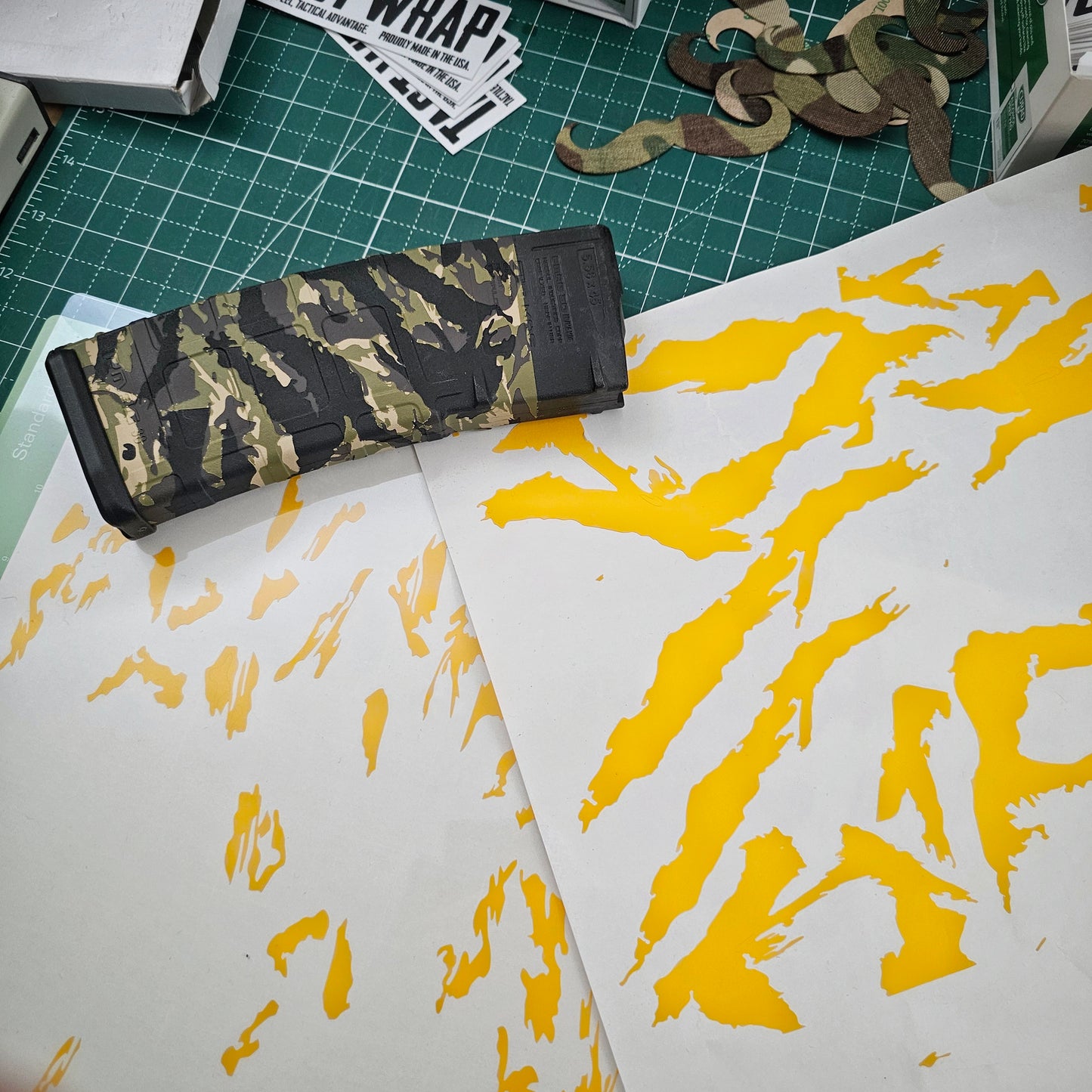 Premium Stencil Kit - Tiger Stripe