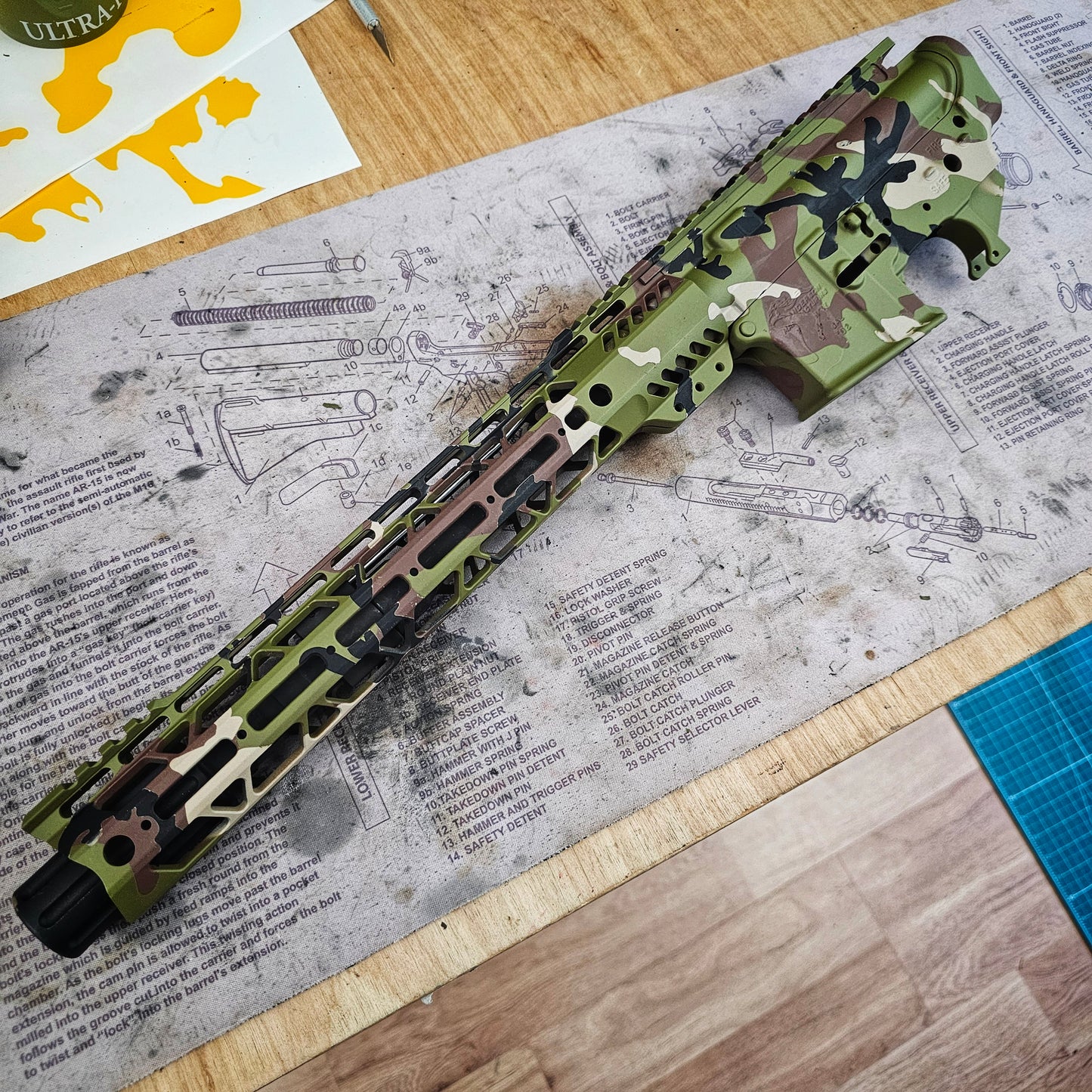 Premium Stencil Kit - M81 Woodland