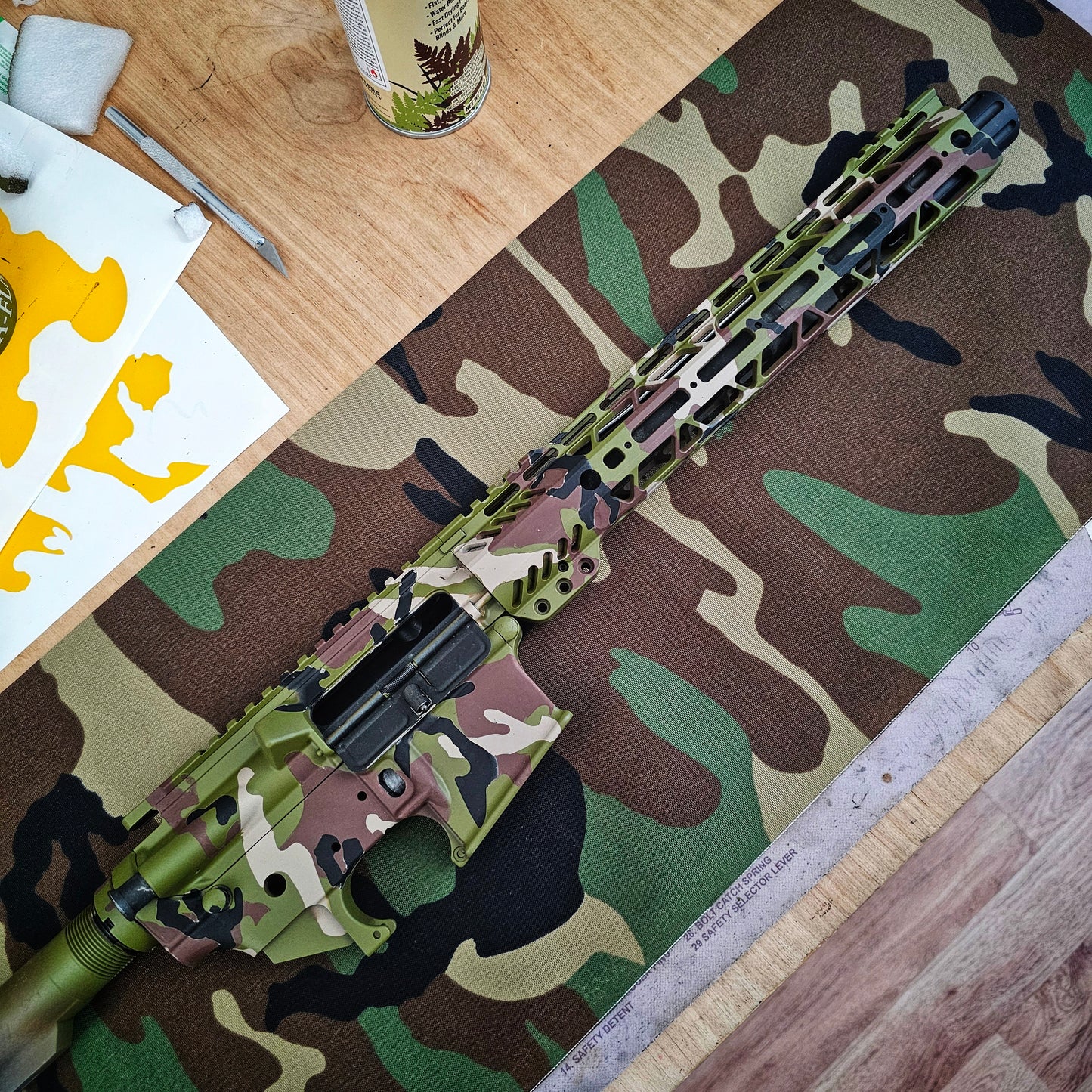 Premium Stencil Kit - M81 Woodland
