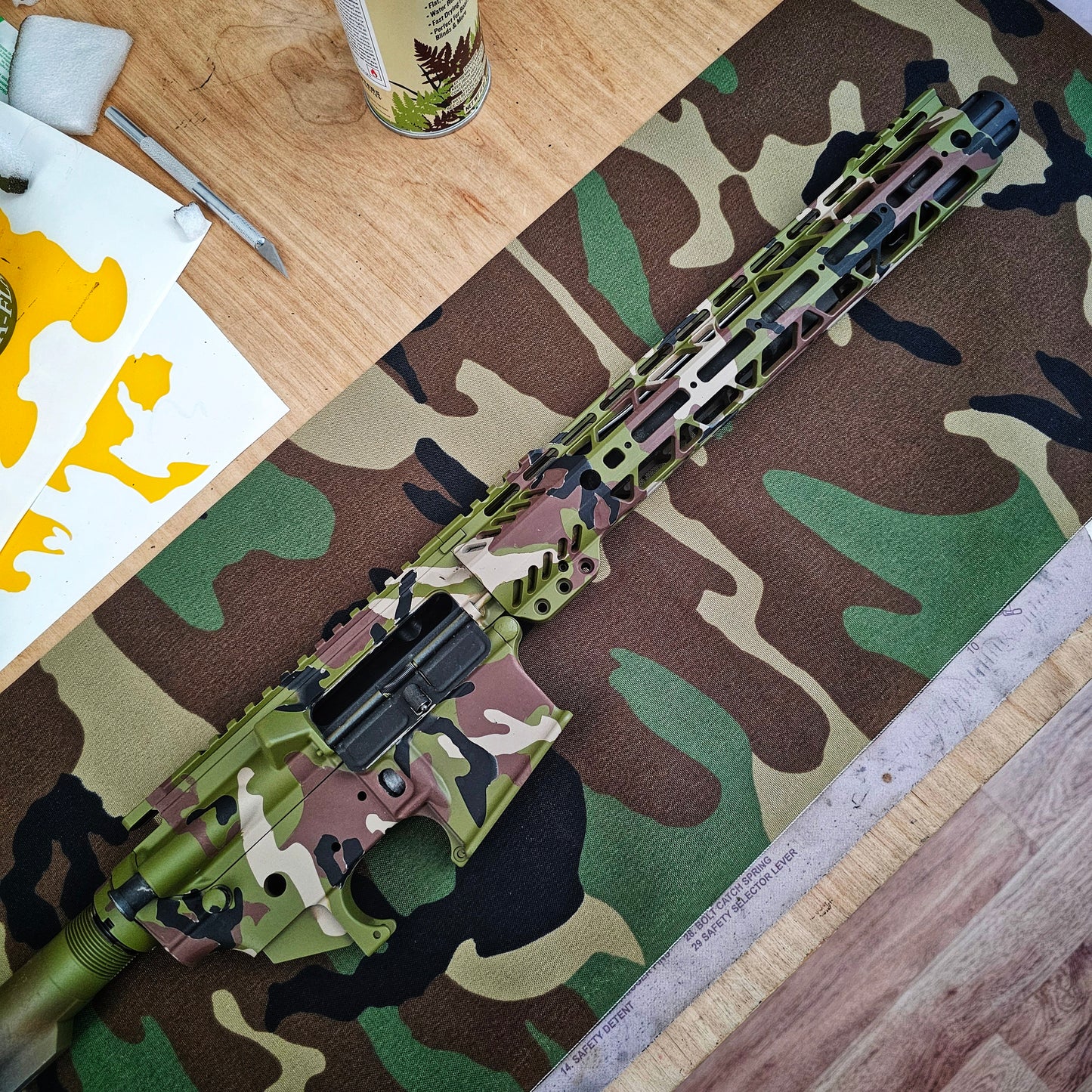 Premium Stencil Kit - M81 Woodland