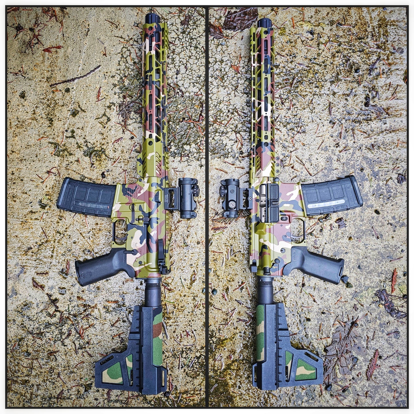 Premium Stencil Kit - M81 Woodland
