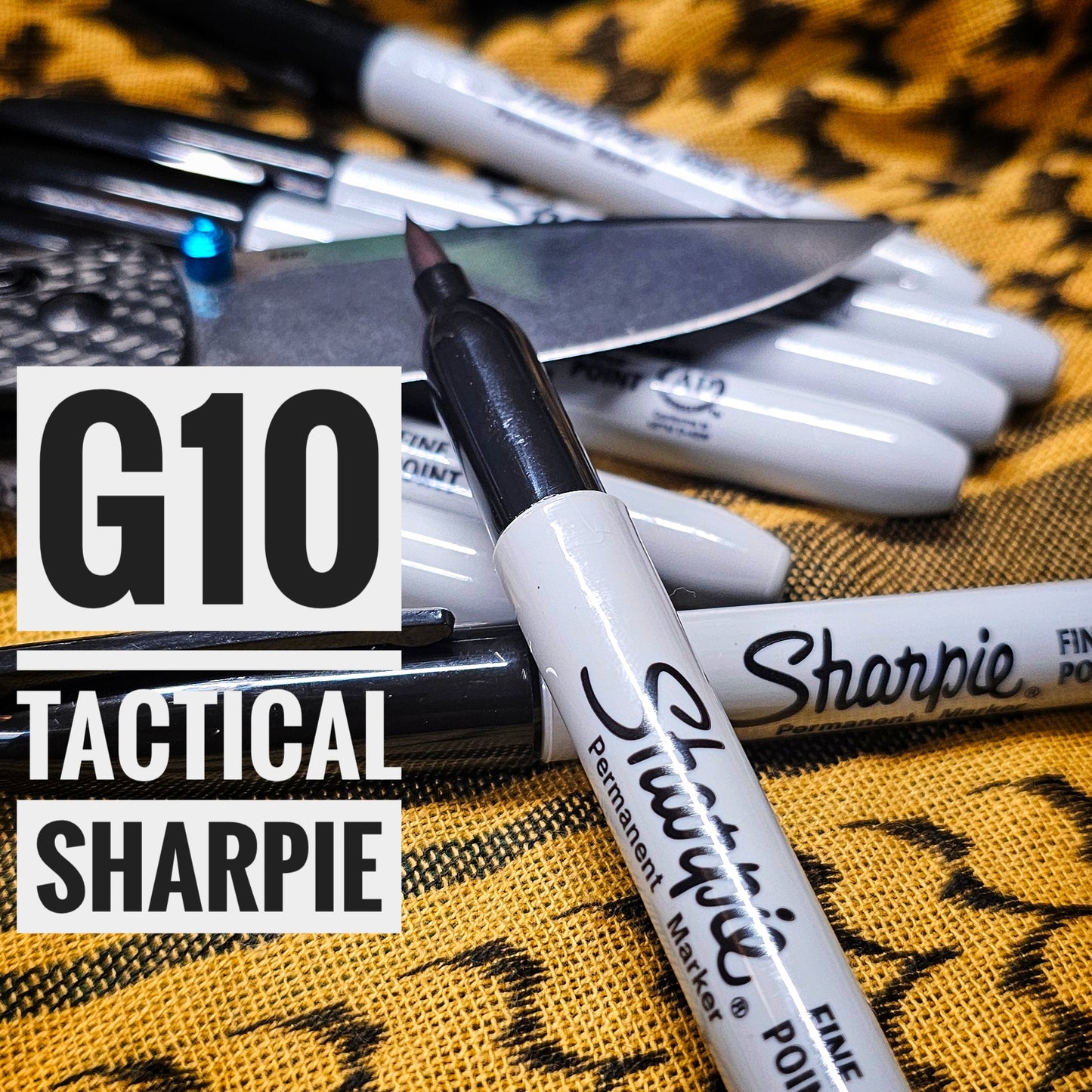 Tactical EDC Sharpie - G10 Tip