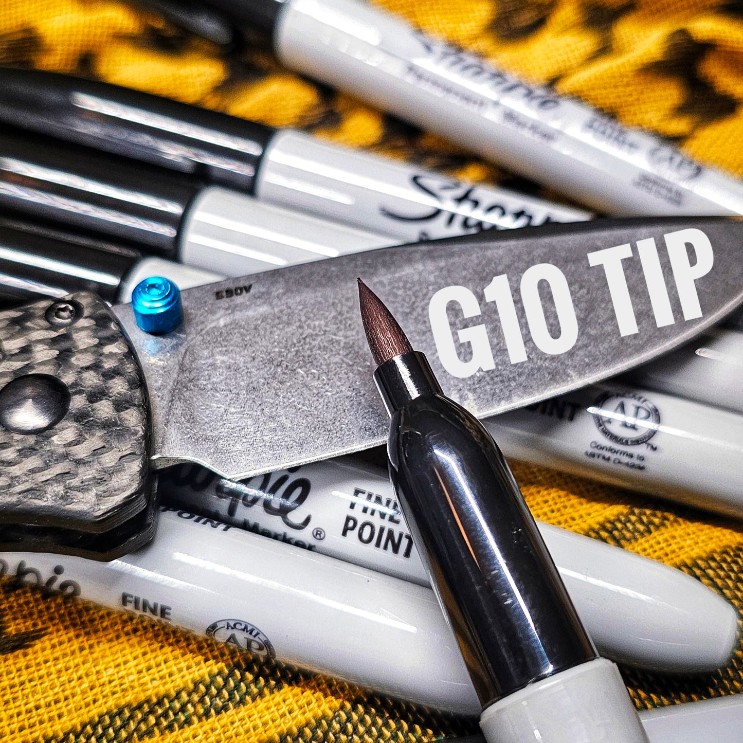 Tactical EDC Sharpie - G10 Tip