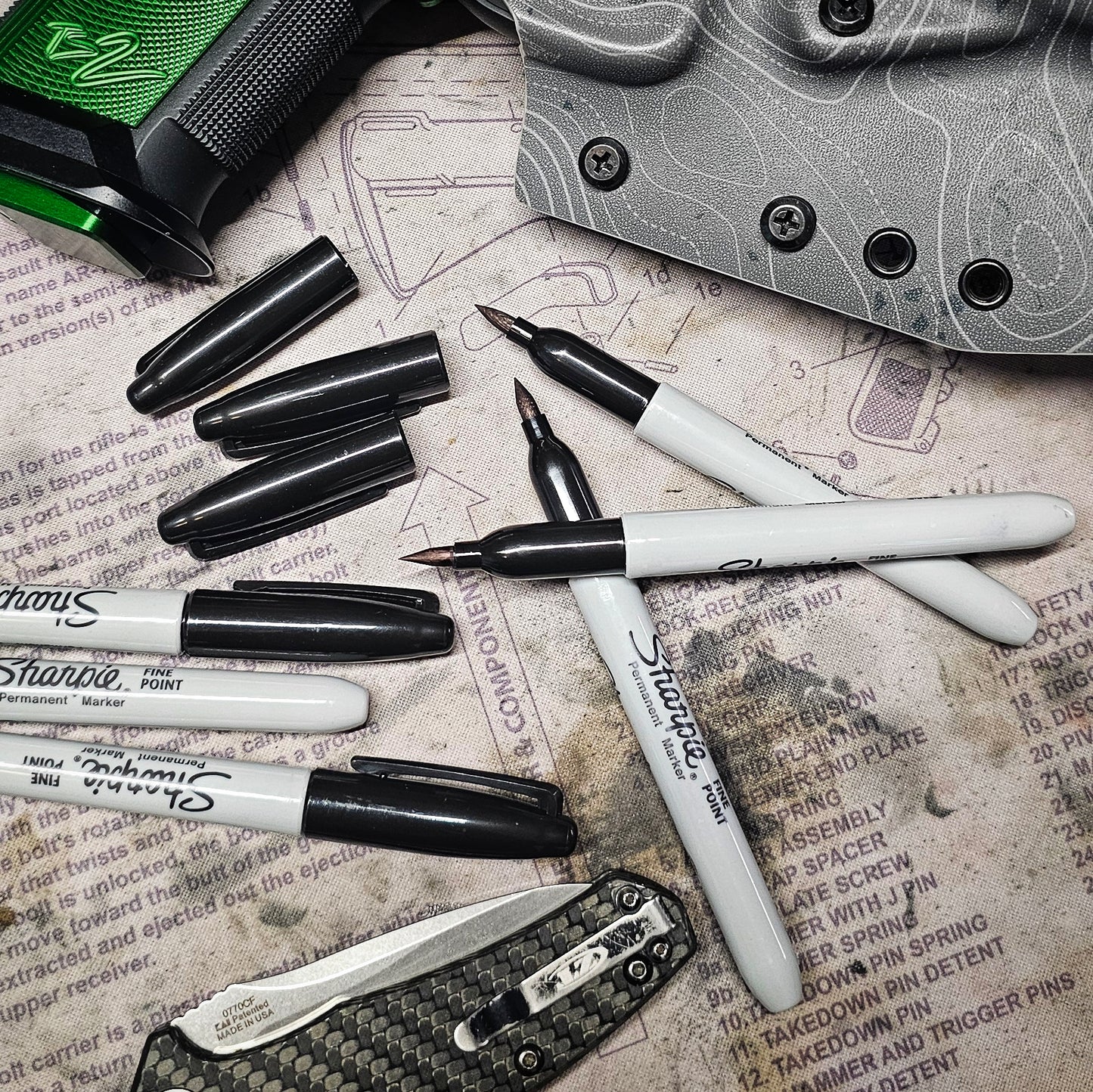Tactical EDC Sharpie - G10 Tip