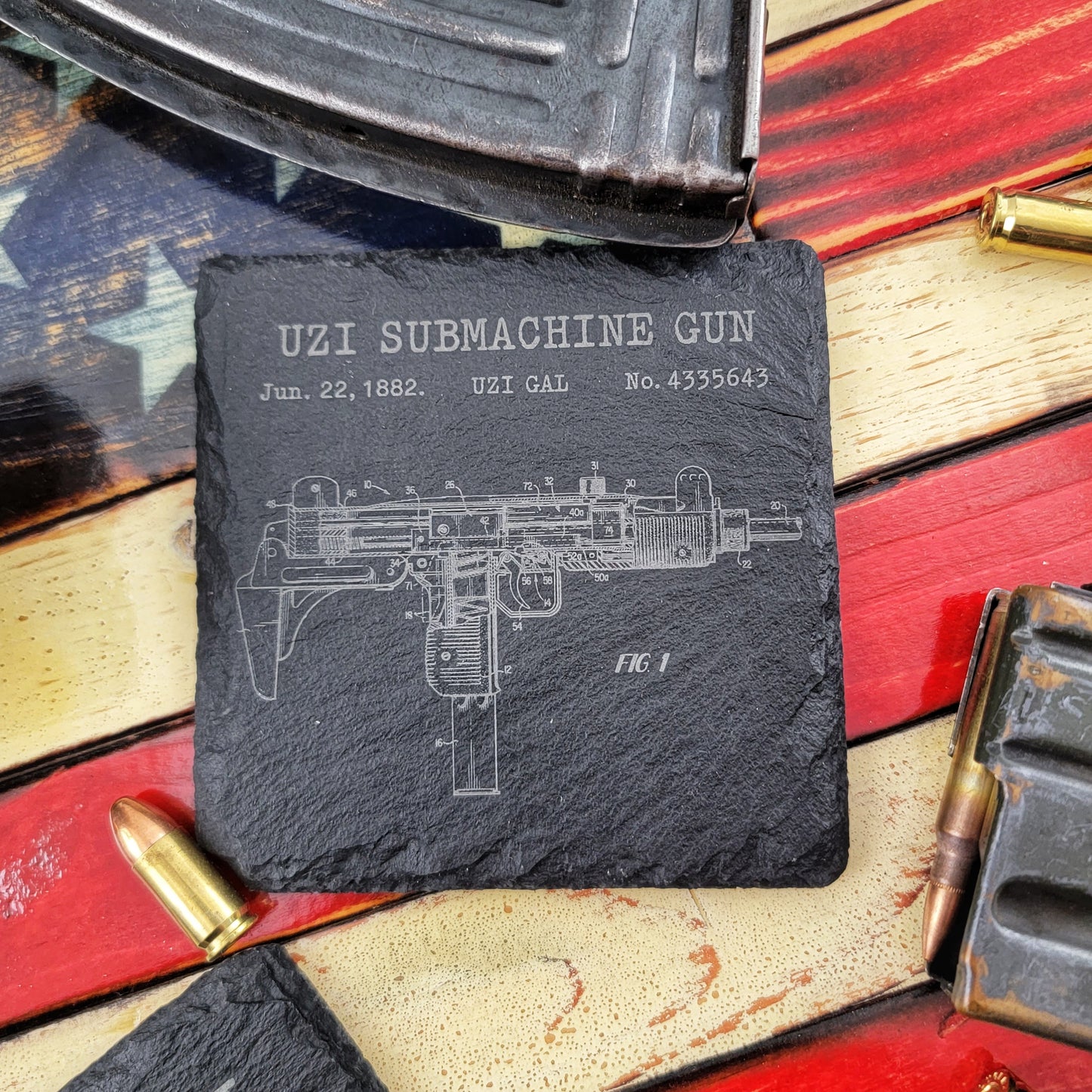 Modern Firearm Coasters