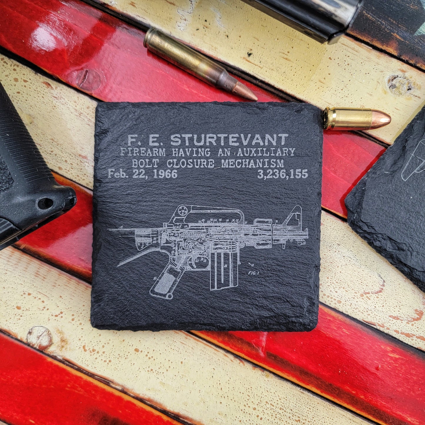 Modern Firearm Coasters