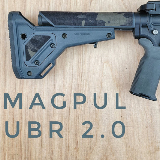 Tact-Wrap airsoft stickers, Cordura cheek rest for Magpul UBR 2.0 stock, tactical, camo, multicam, holster wrap, decal