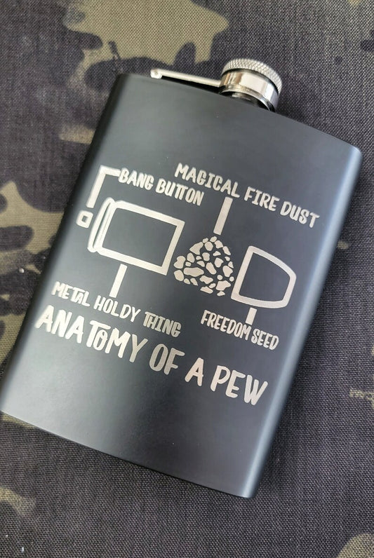 Anatomy of a Pew flask