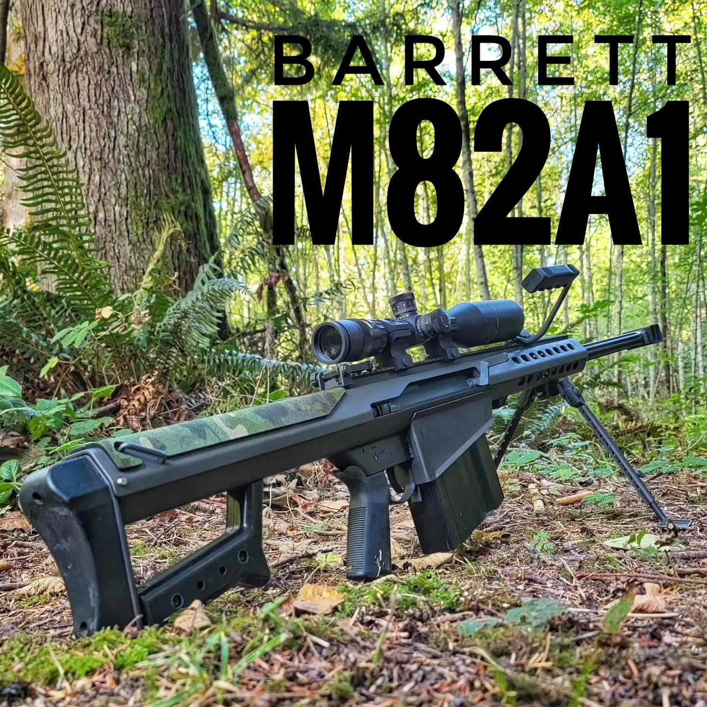 Barrett M82A1 Padded Cheek Rest Tact Wrap